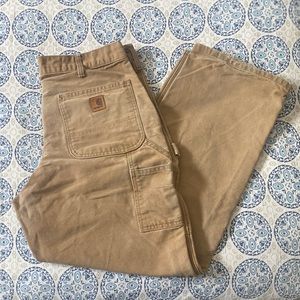 Carhartt Dungaree Fit Khaki Tan Trousers 34x30